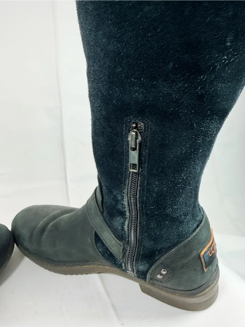 UGG Women’s Size 9 Boots Tall Riding Style Leather Suede